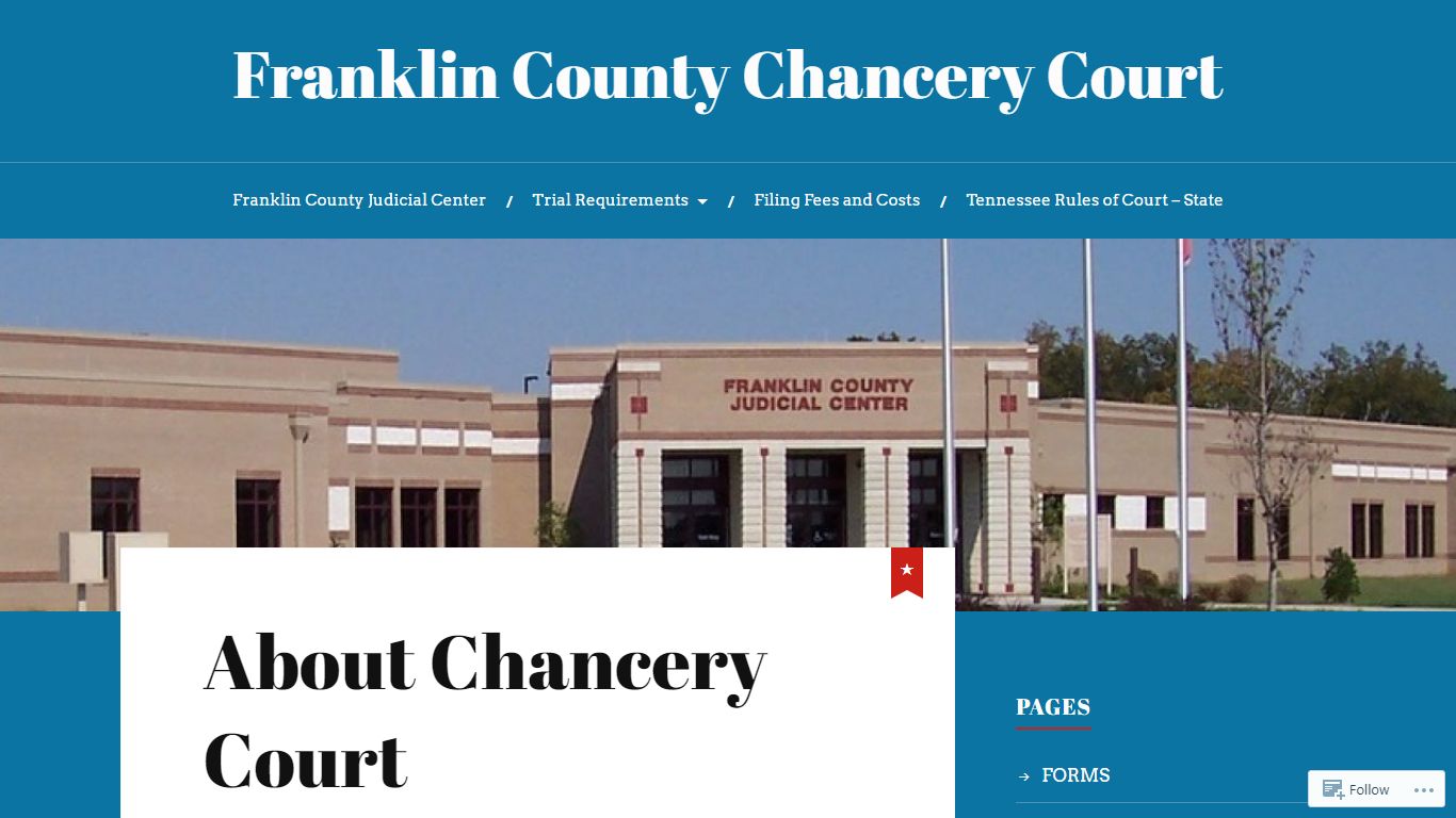 Franklin County Chancery Court